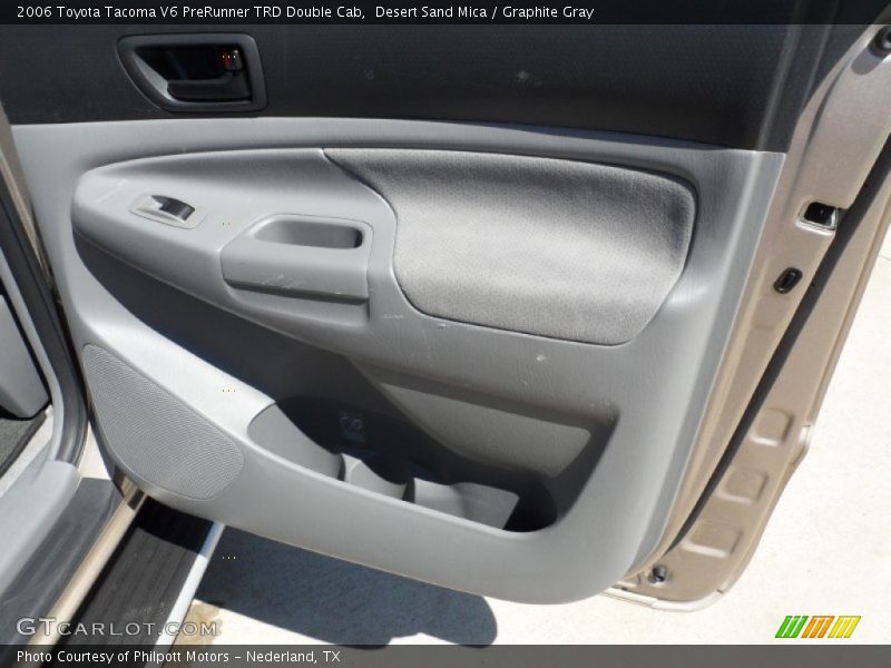 Desert Sand Mica / Graphite Gray 2006 Toyota Tacoma V6 PreRunner TRD Double Cab
