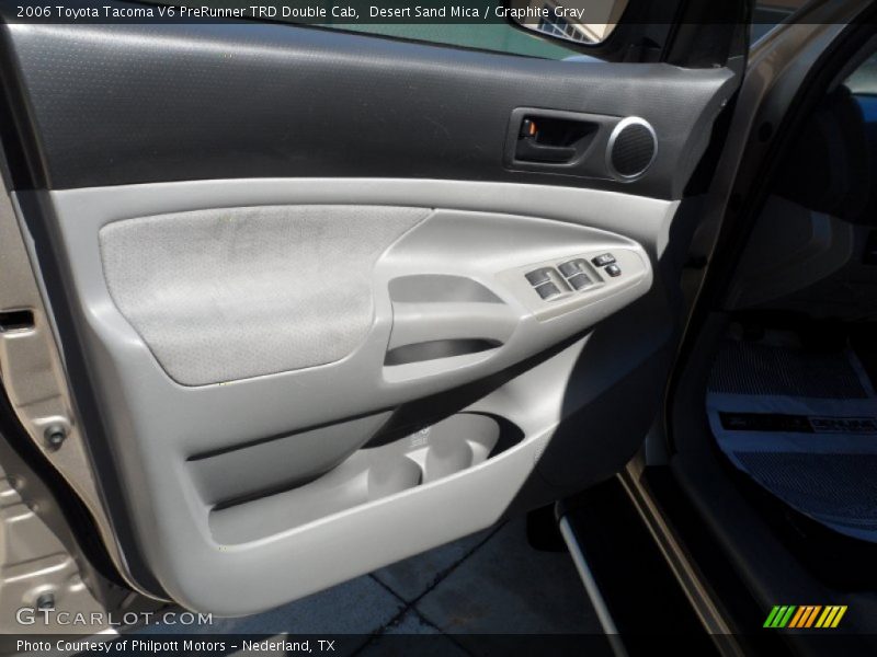 Desert Sand Mica / Graphite Gray 2006 Toyota Tacoma V6 PreRunner TRD Double Cab
