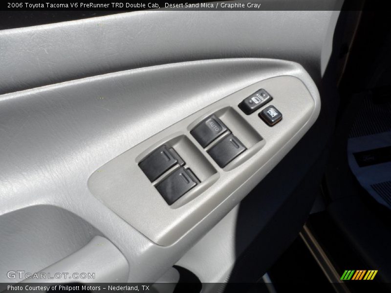 Desert Sand Mica / Graphite Gray 2006 Toyota Tacoma V6 PreRunner TRD Double Cab