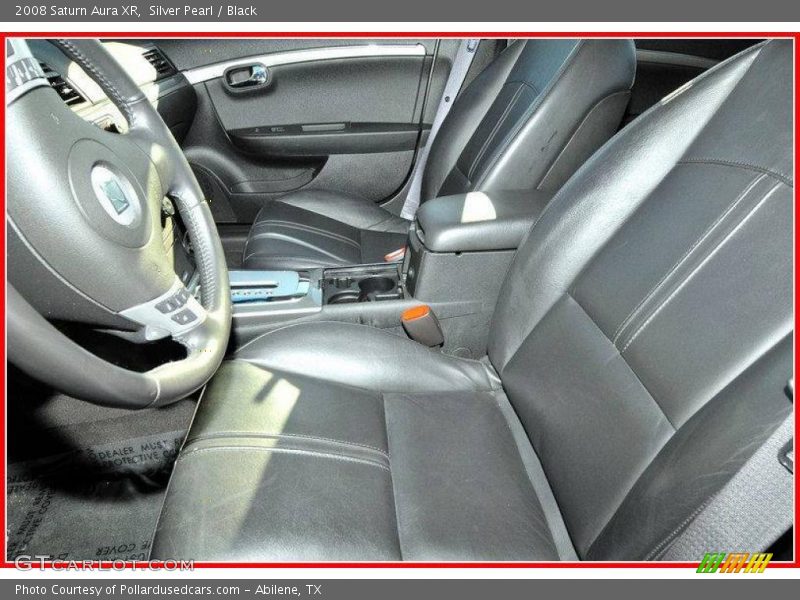 Silver Pearl / Black 2008 Saturn Aura XR