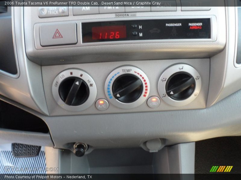 Desert Sand Mica / Graphite Gray 2006 Toyota Tacoma V6 PreRunner TRD Double Cab