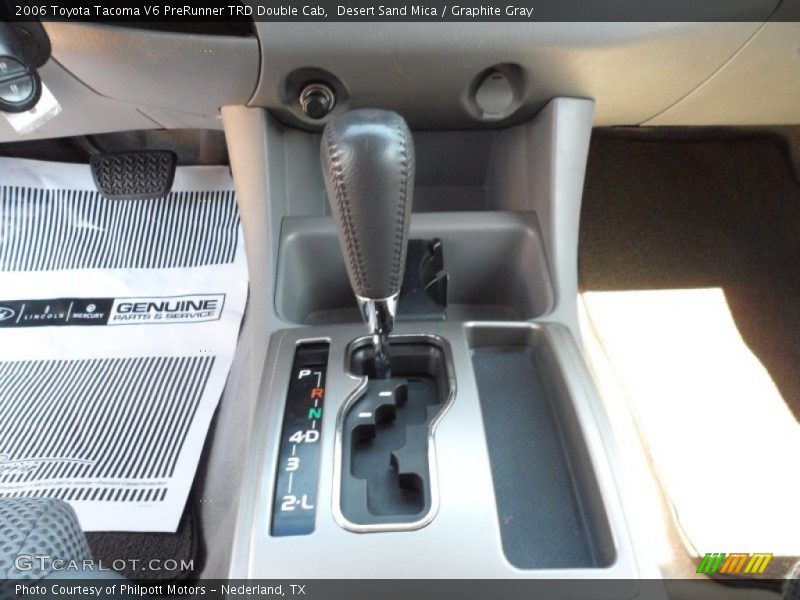 Desert Sand Mica / Graphite Gray 2006 Toyota Tacoma V6 PreRunner TRD Double Cab