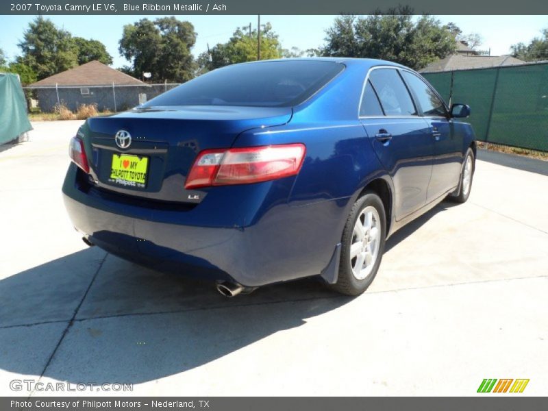 Blue Ribbon Metallic / Ash 2007 Toyota Camry LE V6
