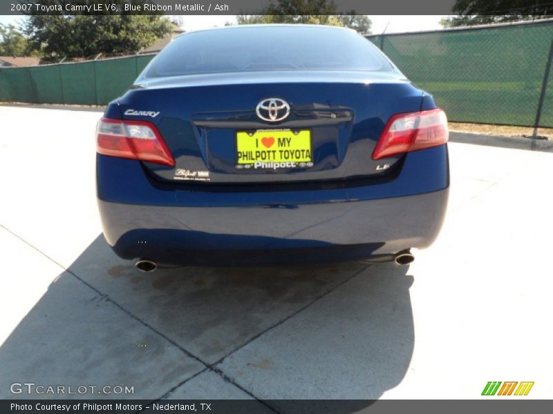 Blue Ribbon Metallic / Ash 2007 Toyota Camry LE V6