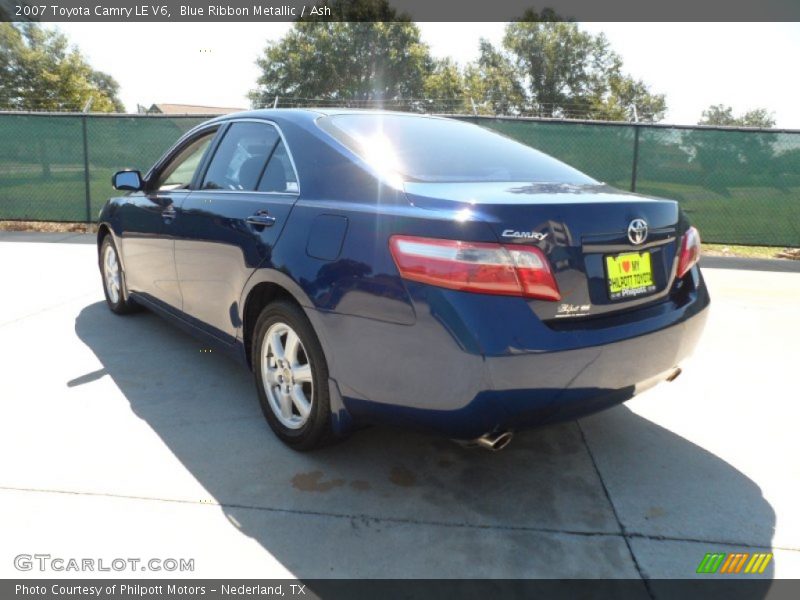 Blue Ribbon Metallic / Ash 2007 Toyota Camry LE V6