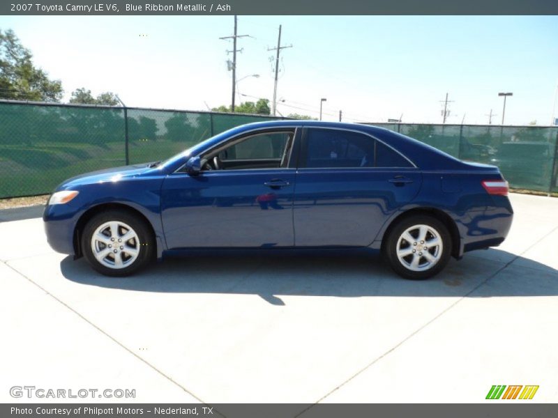 Blue Ribbon Metallic / Ash 2007 Toyota Camry LE V6