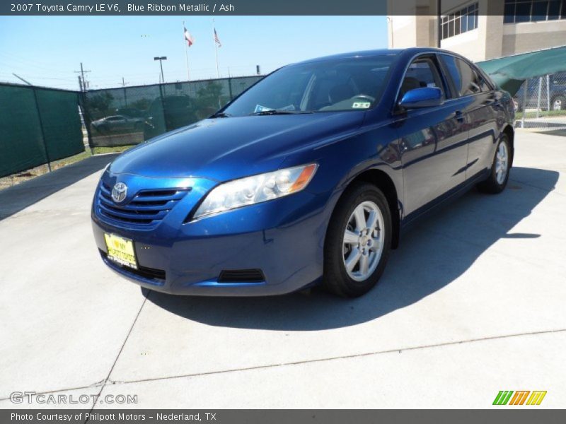 Blue Ribbon Metallic / Ash 2007 Toyota Camry LE V6