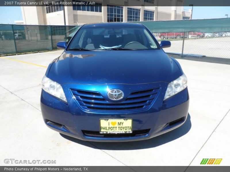 Blue Ribbon Metallic / Ash 2007 Toyota Camry LE V6