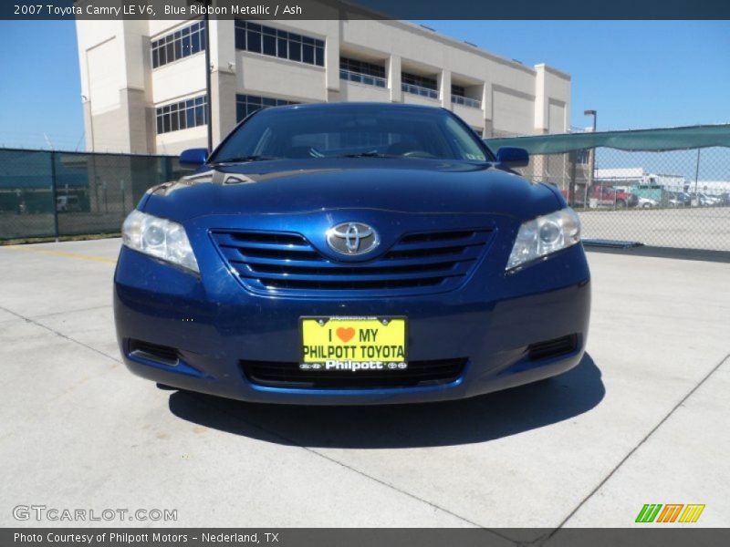 Blue Ribbon Metallic / Ash 2007 Toyota Camry LE V6