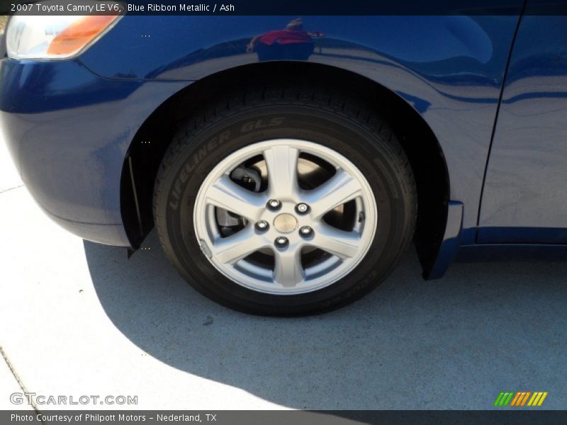 Blue Ribbon Metallic / Ash 2007 Toyota Camry LE V6