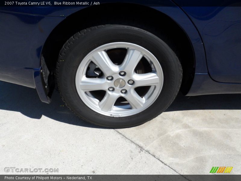 Blue Ribbon Metallic / Ash 2007 Toyota Camry LE V6
