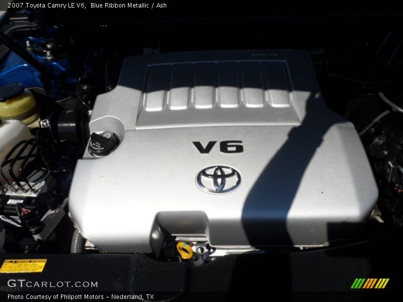 Blue Ribbon Metallic / Ash 2007 Toyota Camry LE V6
