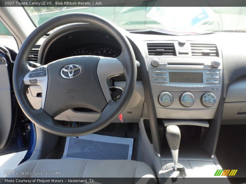 Blue Ribbon Metallic / Ash 2007 Toyota Camry LE V6
