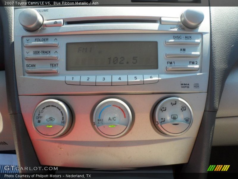 Blue Ribbon Metallic / Ash 2007 Toyota Camry LE V6