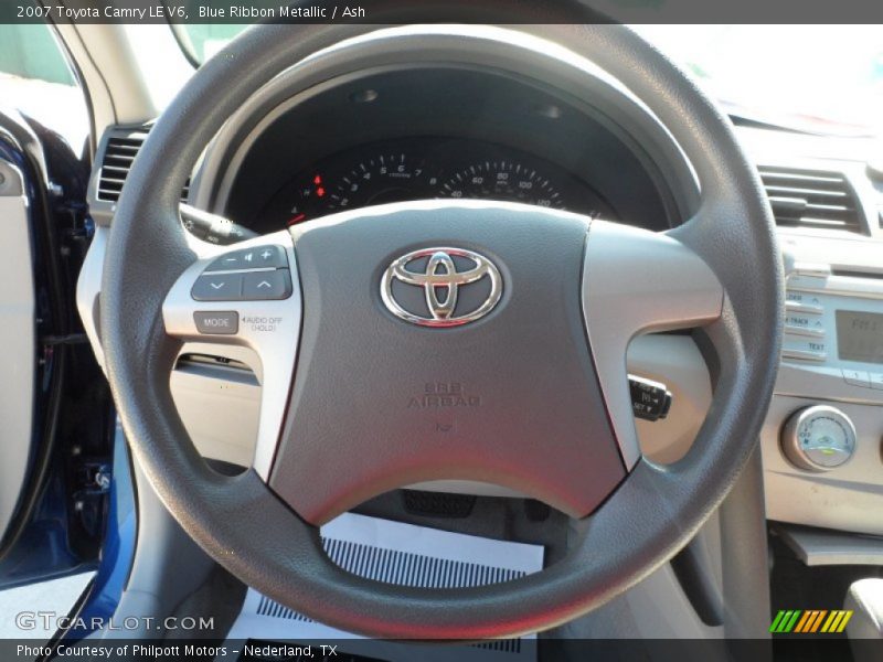 Blue Ribbon Metallic / Ash 2007 Toyota Camry LE V6