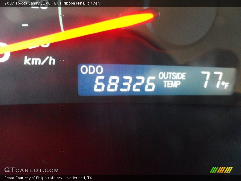 Blue Ribbon Metallic / Ash 2007 Toyota Camry LE V6