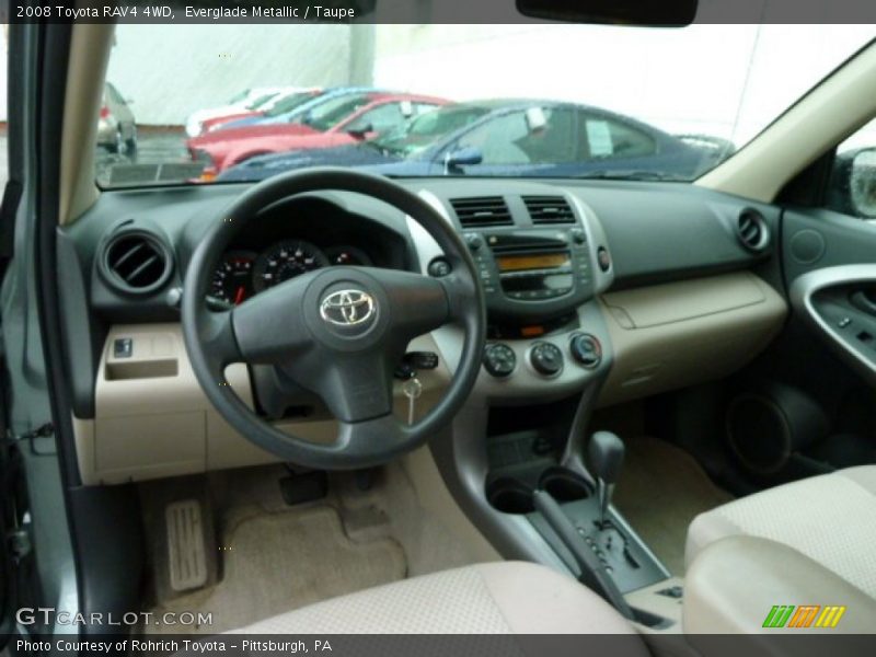 Everglade Metallic / Taupe 2008 Toyota RAV4 4WD