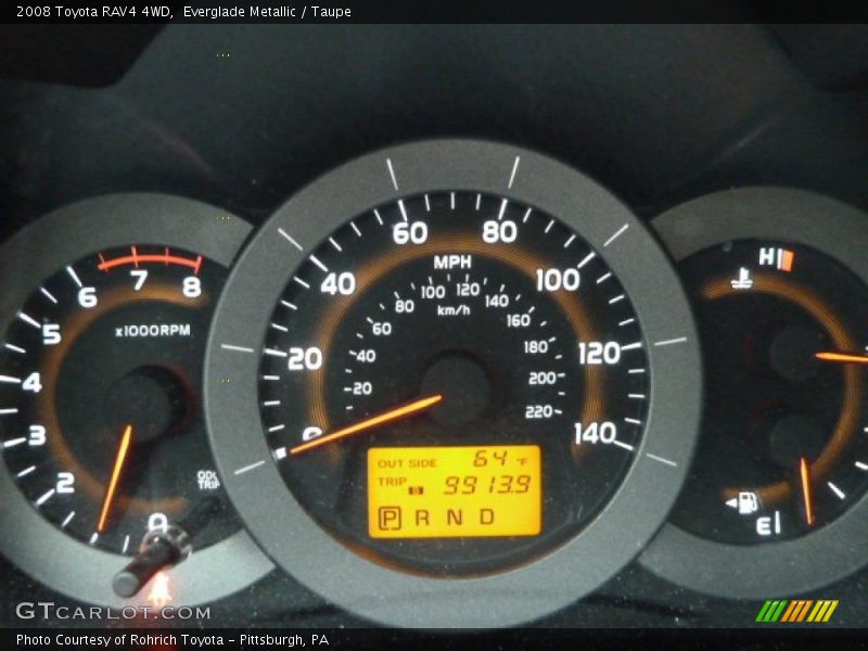 Everglade Metallic / Taupe 2008 Toyota RAV4 4WD