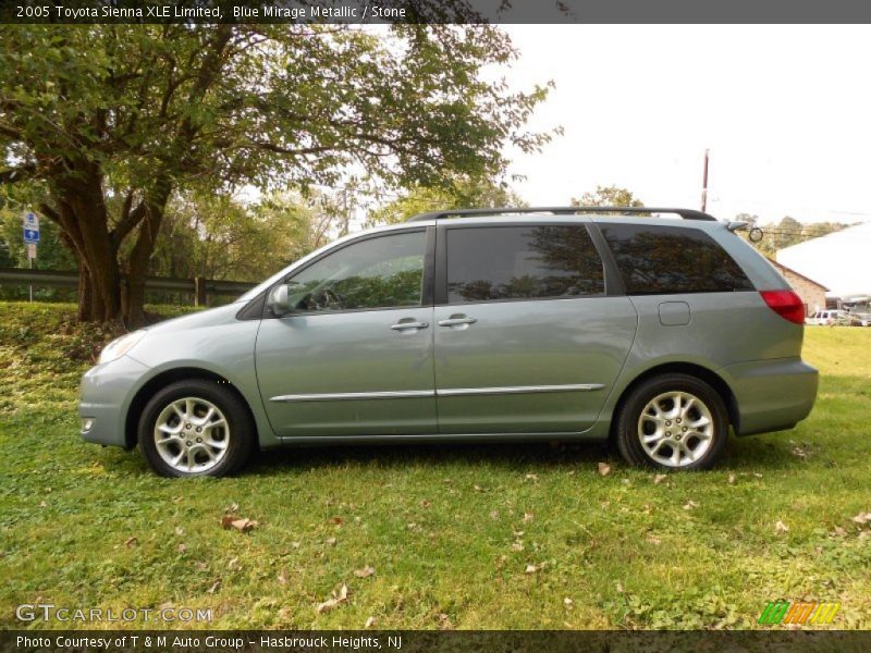 Blue Mirage Metallic / Stone 2005 Toyota Sienna XLE Limited