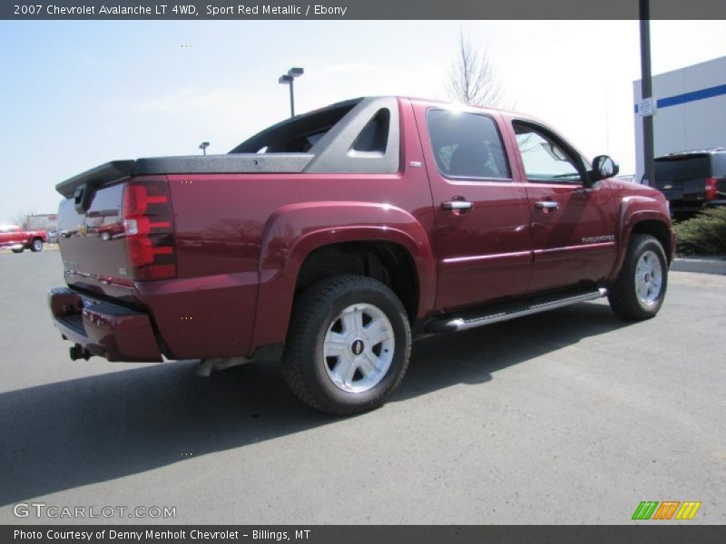Sport Red Metallic / Ebony 2007 Chevrolet Avalanche LT 4WD