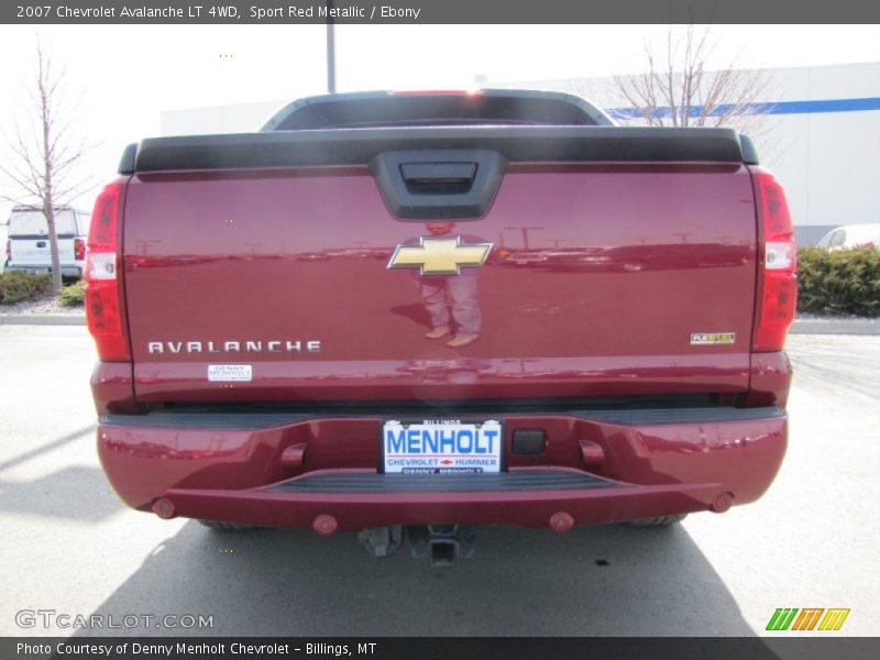 Sport Red Metallic / Ebony 2007 Chevrolet Avalanche LT 4WD