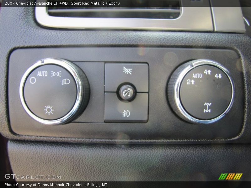 Controls of 2007 Avalanche LT 4WD