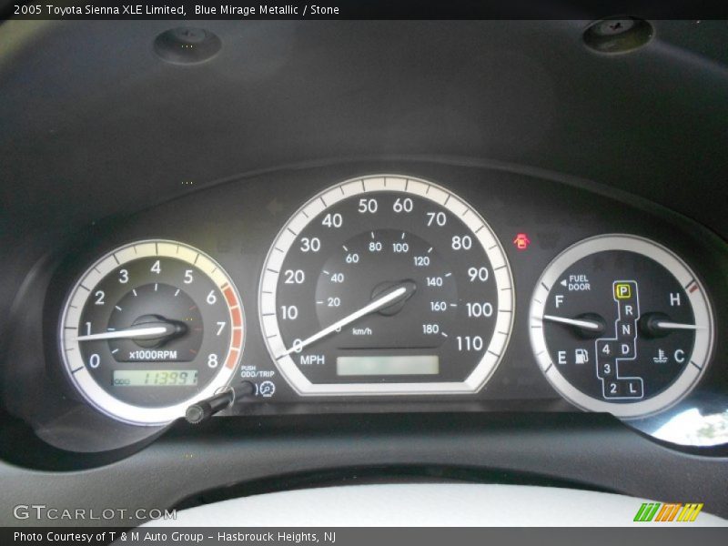 Blue Mirage Metallic / Stone 2005 Toyota Sienna XLE Limited