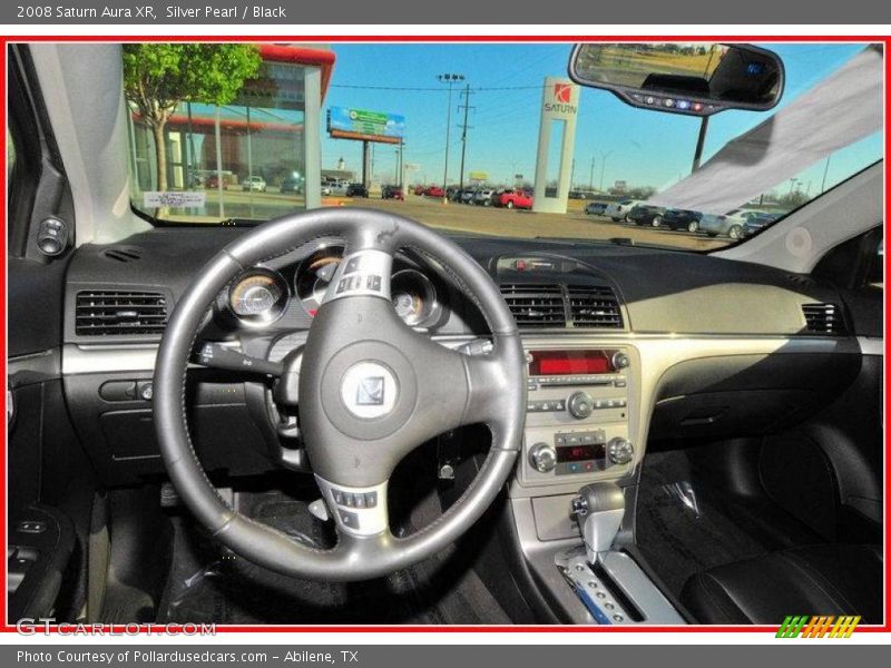 Silver Pearl / Black 2008 Saturn Aura XR