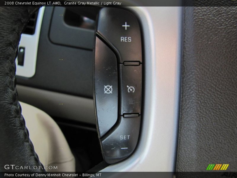 Granite Gray Metallic / Light Gray 2008 Chevrolet Equinox LT AWD