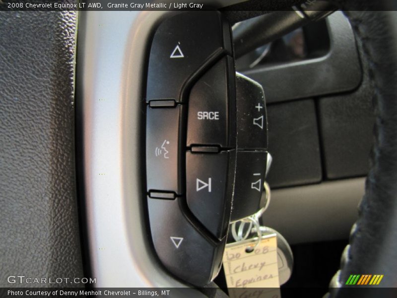 Granite Gray Metallic / Light Gray 2008 Chevrolet Equinox LT AWD