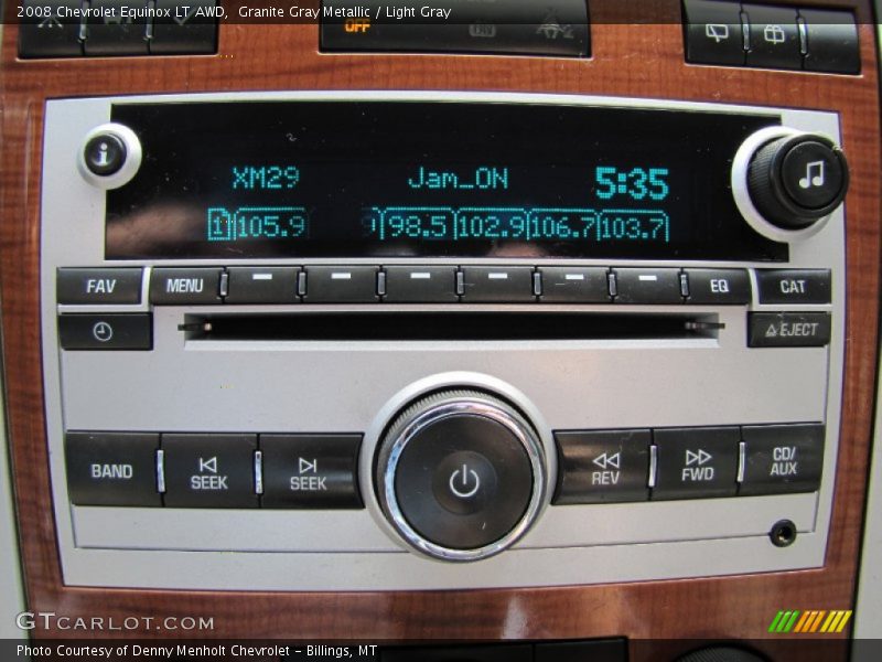 Granite Gray Metallic / Light Gray 2008 Chevrolet Equinox LT AWD