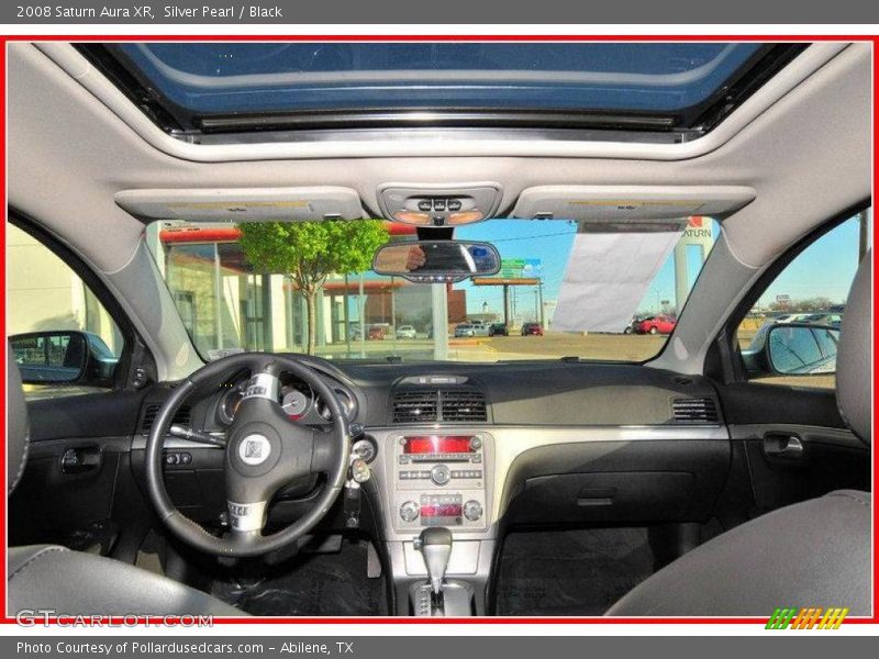 Silver Pearl / Black 2008 Saturn Aura XR