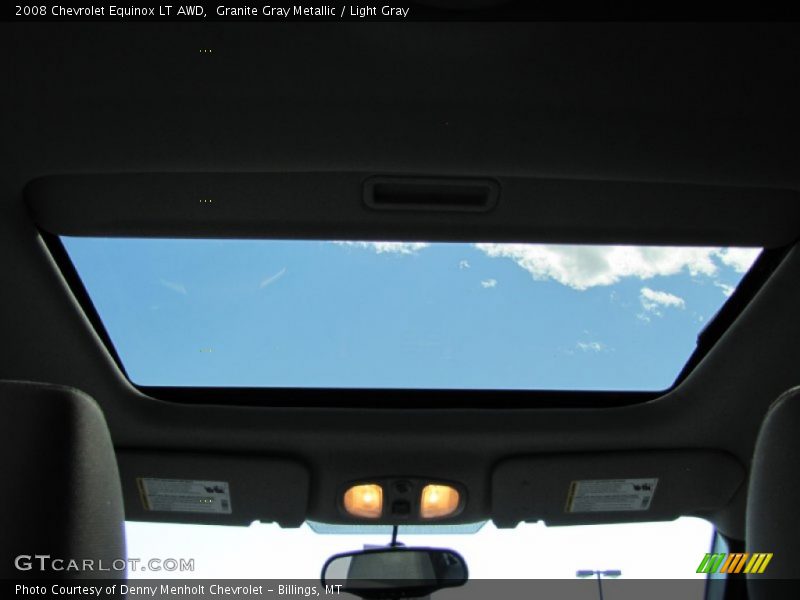 Granite Gray Metallic / Light Gray 2008 Chevrolet Equinox LT AWD