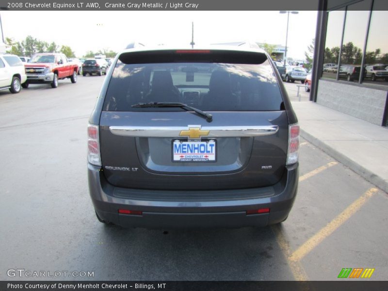 Granite Gray Metallic / Light Gray 2008 Chevrolet Equinox LT AWD