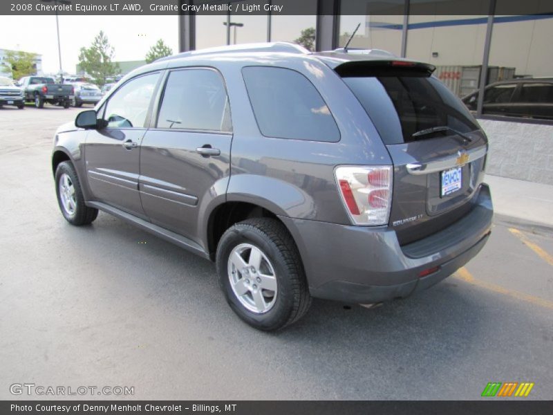 Granite Gray Metallic / Light Gray 2008 Chevrolet Equinox LT AWD