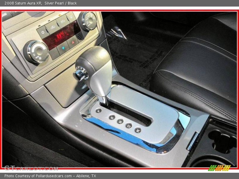 Silver Pearl / Black 2008 Saturn Aura XR