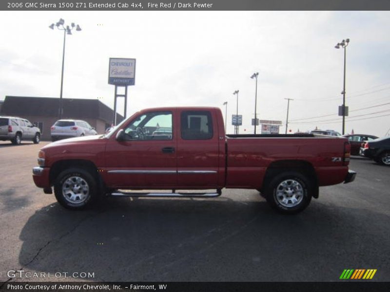 Fire Red / Dark Pewter 2006 GMC Sierra 1500 Z71 Extended Cab 4x4