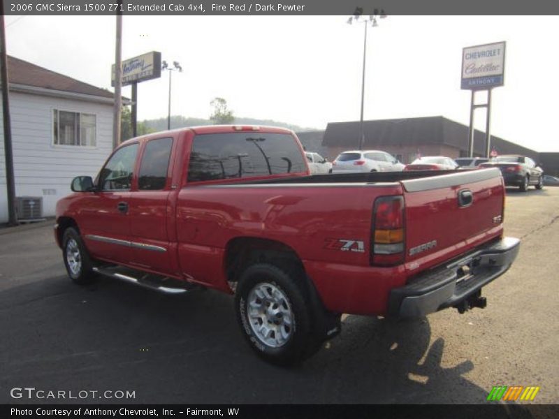 Fire Red / Dark Pewter 2006 GMC Sierra 1500 Z71 Extended Cab 4x4