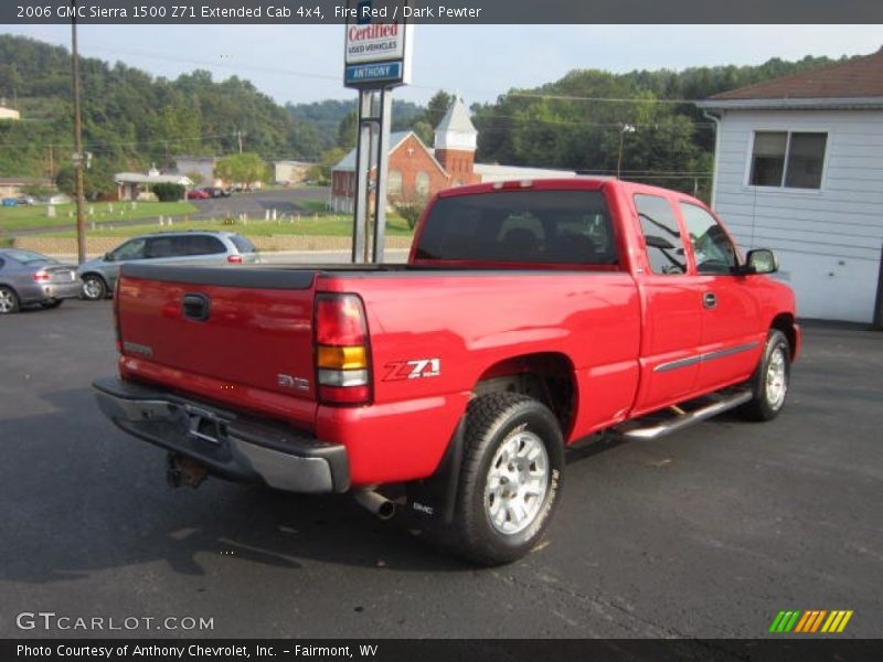 Fire Red / Dark Pewter 2006 GMC Sierra 1500 Z71 Extended Cab 4x4