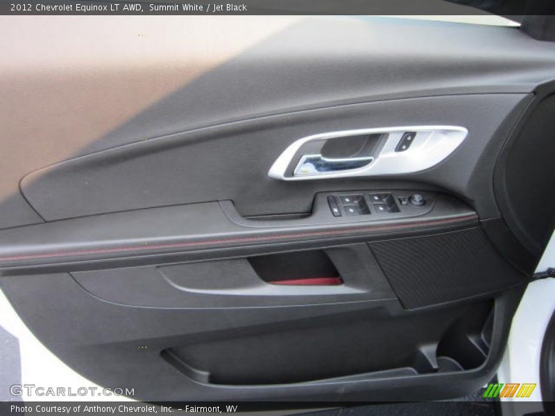 Summit White / Jet Black 2012 Chevrolet Equinox LT AWD