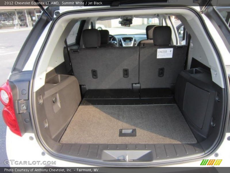 Summit White / Jet Black 2012 Chevrolet Equinox LT AWD