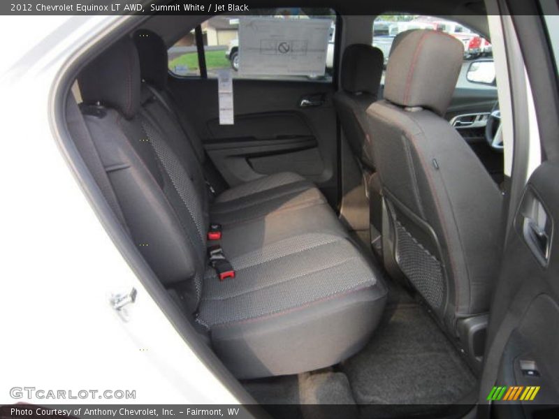 Summit White / Jet Black 2012 Chevrolet Equinox LT AWD