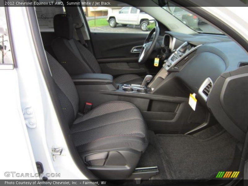 Summit White / Jet Black 2012 Chevrolet Equinox LT AWD