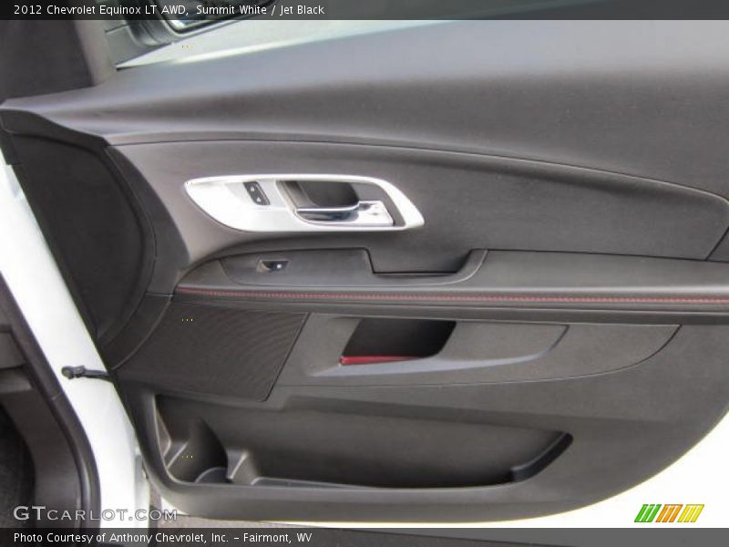 Summit White / Jet Black 2012 Chevrolet Equinox LT AWD