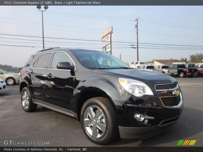 Black / Light Titanium/Jet Black 2012 Chevrolet Equinox LT AWD