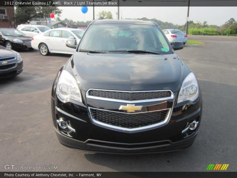Black / Light Titanium/Jet Black 2012 Chevrolet Equinox LT AWD