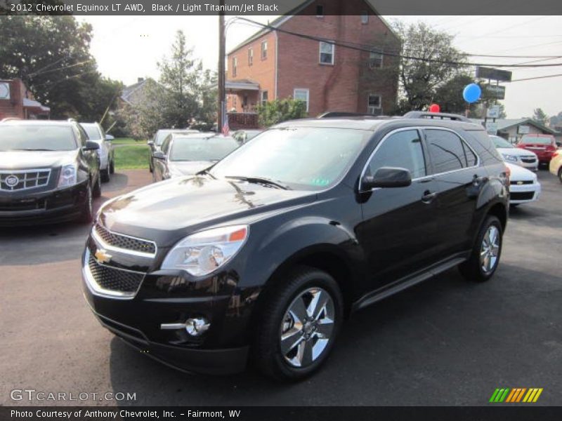 Black / Light Titanium/Jet Black 2012 Chevrolet Equinox LT AWD