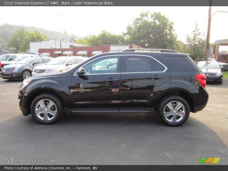 Black / Light Titanium/Jet Black 2012 Chevrolet Equinox LT AWD