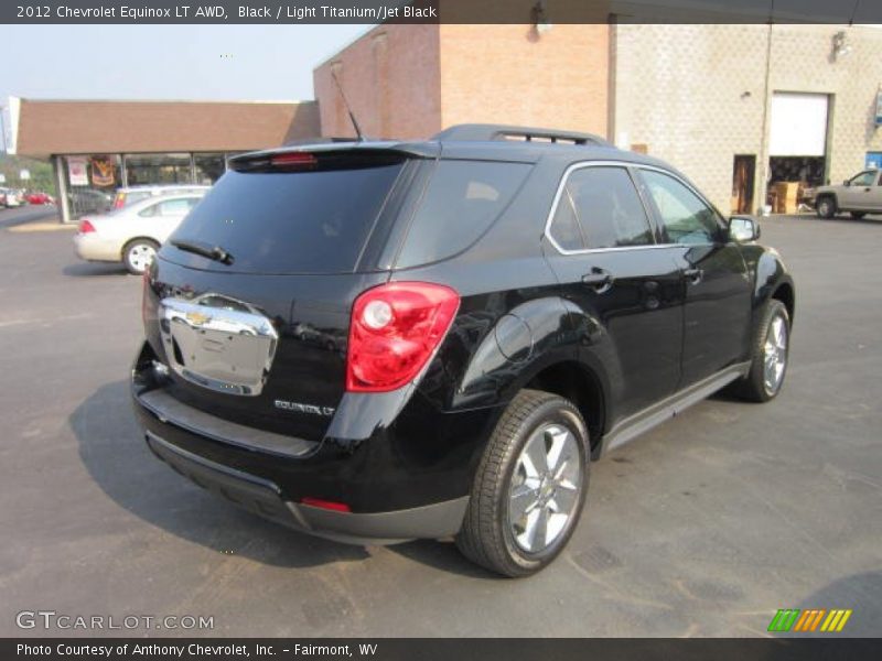Black / Light Titanium/Jet Black 2012 Chevrolet Equinox LT AWD