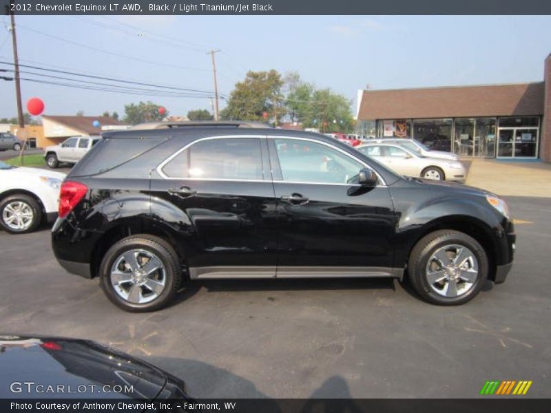 Black / Light Titanium/Jet Black 2012 Chevrolet Equinox LT AWD